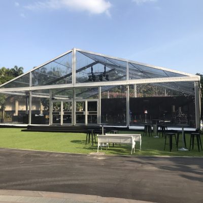 14. Transparent Tents